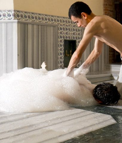 Kese, köpük masajı ve tam vücut spa bakımı içeren Sultan’s Ego lüks hamam paketi – Acemoğlu Tarihi Hamam